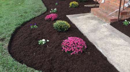 mulch installation Andrews Lawn Service, LLC